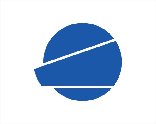 Logo mark blue